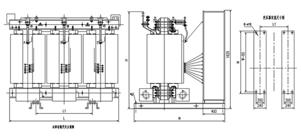 環氧樹脂澆注三相干式變壓器5